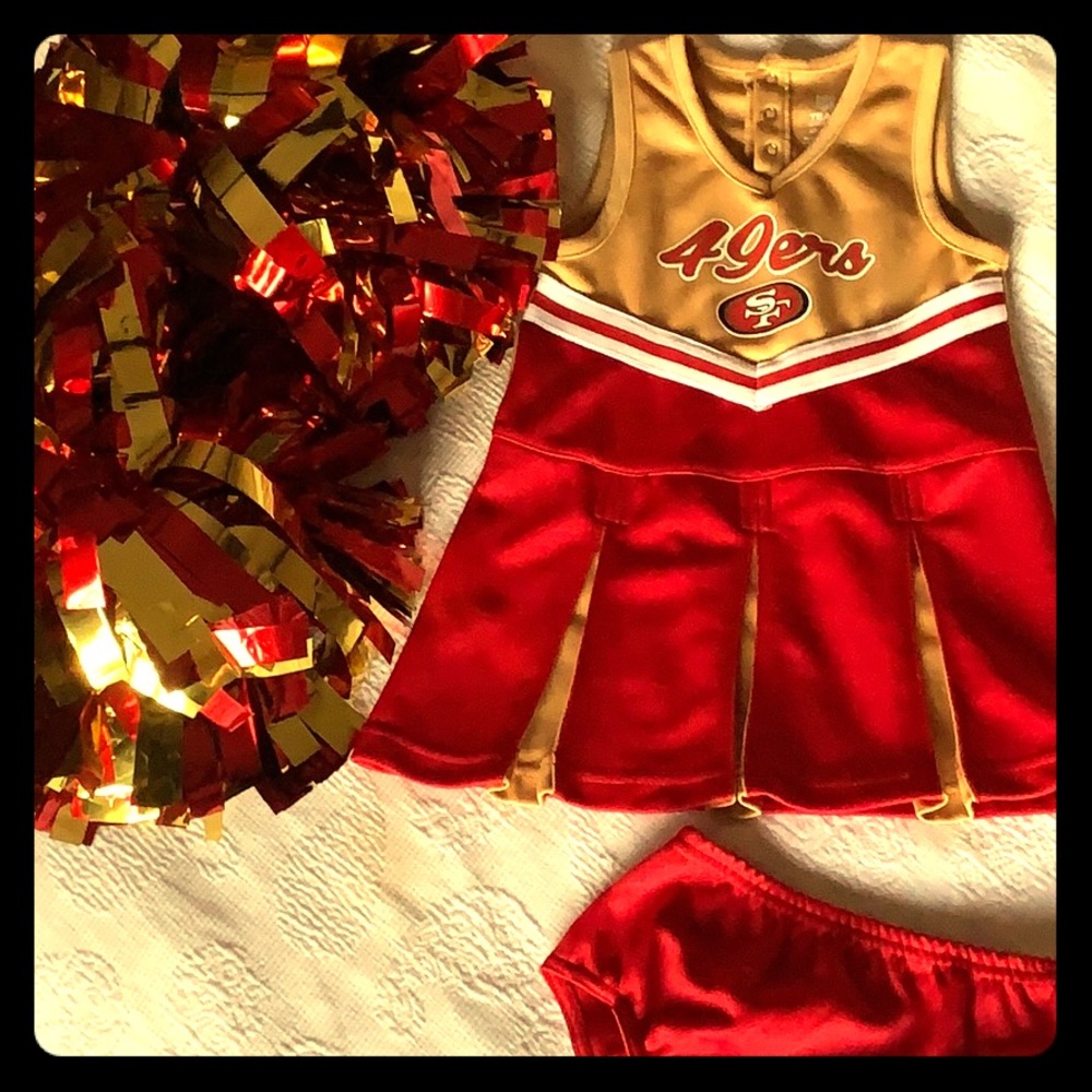 Cheerleading Dress 4T San Francisco 49ers